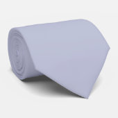 Light Blue Gray Periwinkle Soft Pastel Solid Color ネクタイ (ロール)