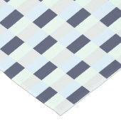 Light blue green with dots combination ショートテーブルランナー (コーナー)