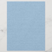 Light blue Linen Fabric Texture レターヘッド (裏面)