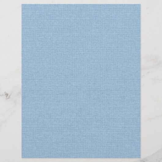 Light blue Linen Fabric Texture レターヘッド (裏面)