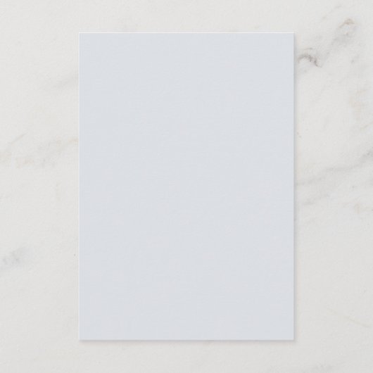 Light Blue Luxe | QR Code Wedding Guest Details エンクロージャーカード (裏面)