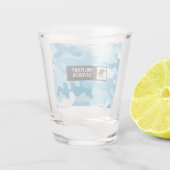 Light Blue Military Camo Shot Glass ショットグラス (裏面)