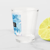 Light Blue Military Camo Shot Glass ショットグラス (右)