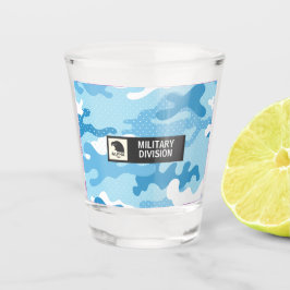 Light Blue Military Camo Shot Glass ショットグラス