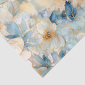 Light Blue Modern Abstract Roses  薄葉紙 (詳細)