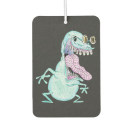 light blue monster alien cartoon カーエアーフレッシュナー