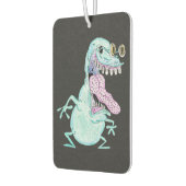 light blue monster alien cartoon カーエアーフレッシュナー (左)