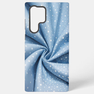 Light Blue Polka Dot Phone Case Samsung Galaxy S22 Ultraケース