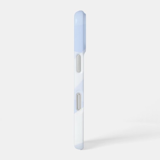 Light Blue Polygon Geometric iPhone 16ケース (右側面)