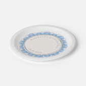 Light Blue Quinceanera ペーパープレート (アングル)