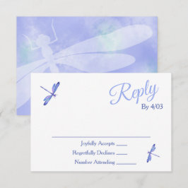 Light Blue RSVP Enclosure Cards アドバイスカード