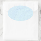 Light Blue Sand 楕円形シール (バッグ)