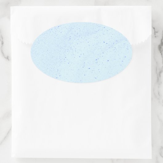 Light Blue Sand 楕円形シール (バッグ)