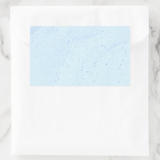 Light Blue Sand 長方形シール (バッグ)