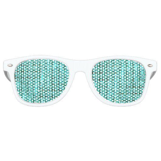 Light blue shiny, squares or image inside of grid? レトロサングラス (正面)