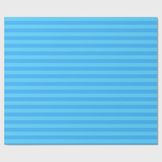 Light Blue Stripes ラッピングペーパー (フラット)