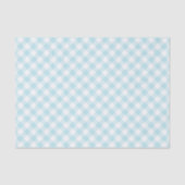 LIGHT BLUE & WHITE EASTER PLAID PATTERN 薄葉紙 (正面)