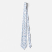 Light blue white neck tie ネクタイ (正面)