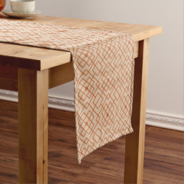 Light Brown Chinese Pattern Table Runner ロングテーブルランナー