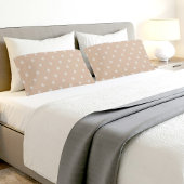 Light Brown Circles PatternPair Of Pillowcases 枕カバー