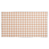 Light Brown Plaid Pattern Pillowcase 枕カバー (正面)