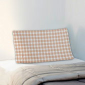 Light Brown Plaid Pattern Pillowcase 枕カバー