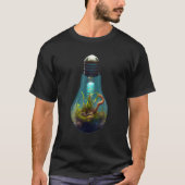 Light Bulb Terrarium For A Climate Change Activist Tシャツ (正面)