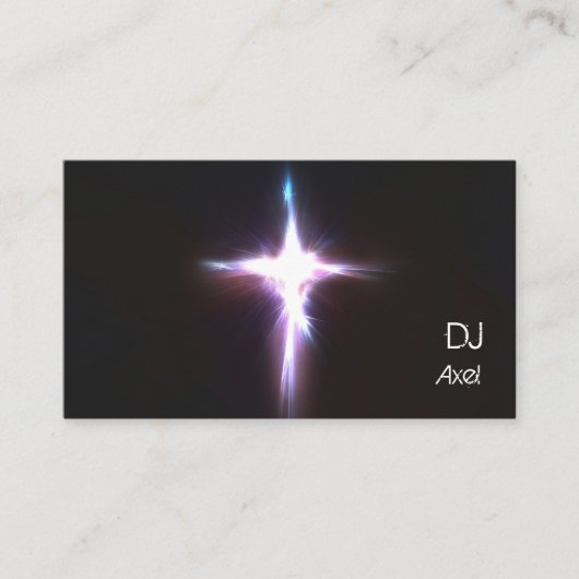 Light Burt DJ名刺 名刺 (正面)