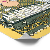 Light_C_8x10ポスターで照らされる ポスター (角)