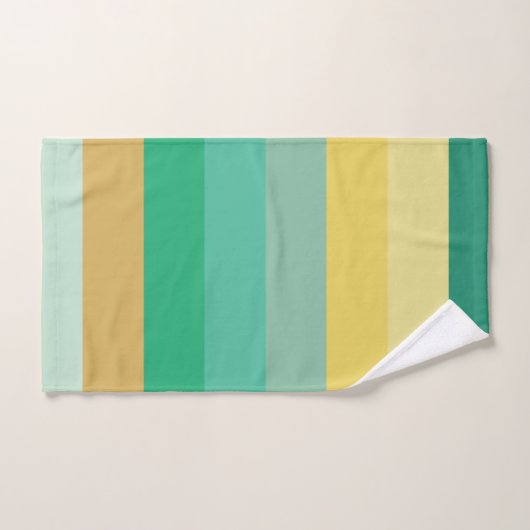 Light Color Stripes バスタオルセット (ハンドタオル)