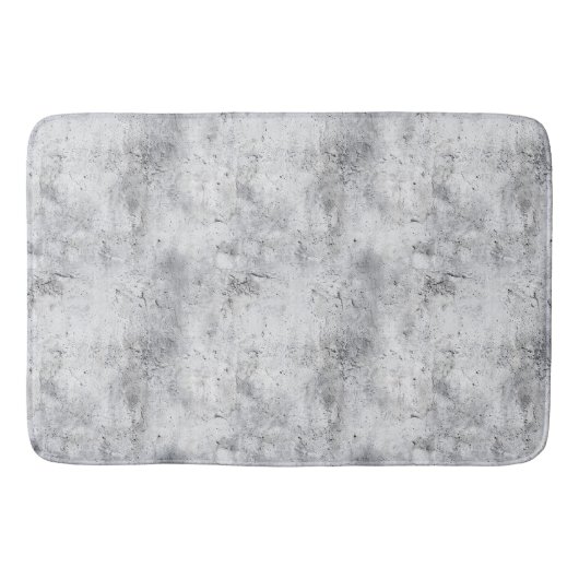 Light Concrete Plaster Texture with Distress バスマット (正面)