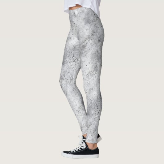 Light Concrete Plaster Texture with Distress レギンス (左)
