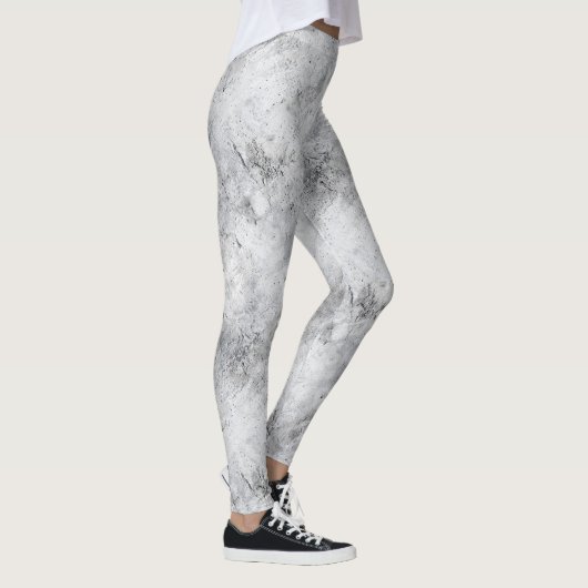 Light Concrete Plaster Texture with Distress レギンス (右)