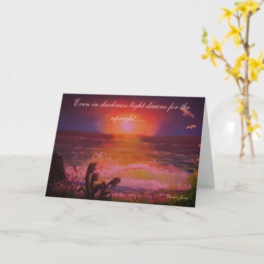 LIGHT DAWNSカード カード (黄色い花)