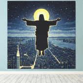 Light Descending on the City キャンバスプリント (インサイチュ (ウッドフロア))
