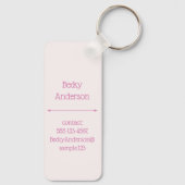 Light Dream Mode Colors キーホルダー (裏面)