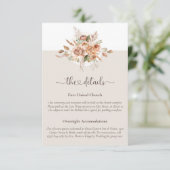 Light Earth Toneフローラの結婚詳細情報カード エンクロージャーカード (スタンド正面)