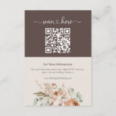 Light Earth Toneフローラの結婚詳細情報カード エンクロージャーカード (裏面)