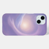 Light Embrace Abstract Lavender Aura Case-Mate iPhoneケース (裏面 (横))