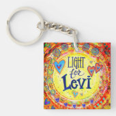 "Light for Levi"インスピリシティキーチェーン キーホルダー (正面)