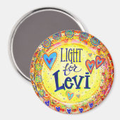 "Light for Levi'"吸光度マグネット マグネット (正面/裏面)