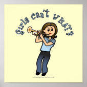 Light Girl Trumpet Player ポスター (正面)