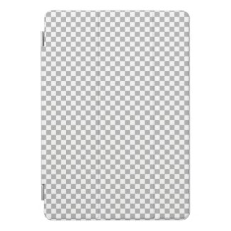 Light Gray Check Pattern iPad Proカバー
