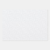 Light Gray Geometric Floral |Modern Summer Pattern ラッピングペーパーシート (正面3)