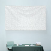 Light Gray Geometric Floral |Modern Summer Pattern 横断幕 (トレードショー)