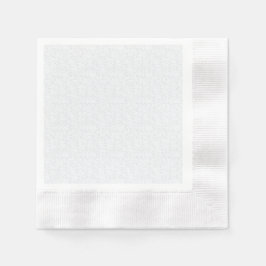 Light Gray Geometric Floral |Modern Summer Pattern 縁ありカクテルナプキン