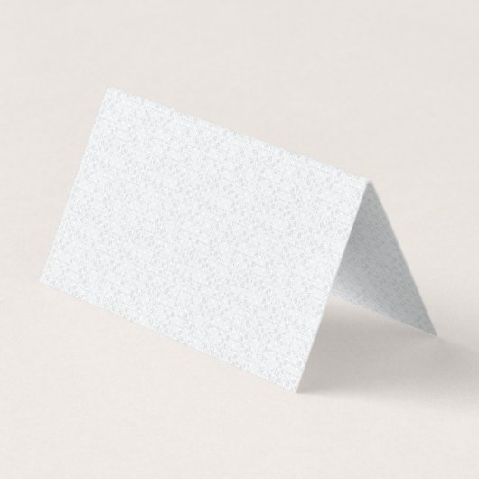 Light Gray Geometric Floral Pattern 名刺 (裏面)