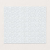 Light Gray Geometric Floral Pattern 名刺 (外部フラット)