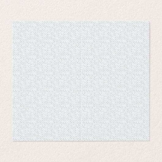 Light Gray Geometric Floral Pattern 名刺 (外部フラット)