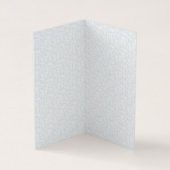 Light Gray Geometric Floral Pattern 名刺 (内部)